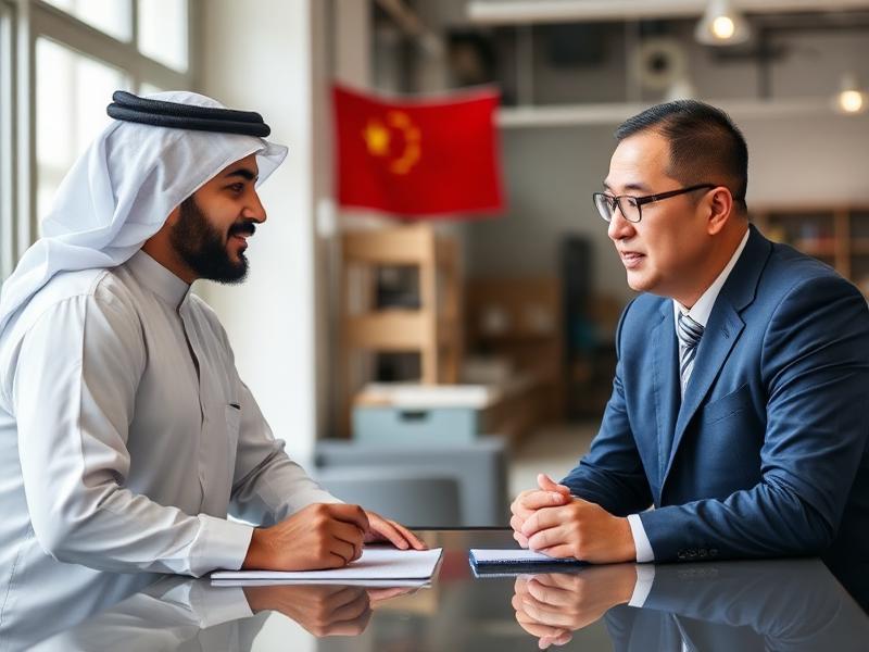 اجتماع تجاري مع الموردين في الصين